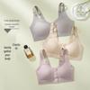 Cross-border Antibacterial Mastectomy Prosthesis Bra with Fake Breast Pads, Seamless Front Closure, for Post-Op and Reduction Support.