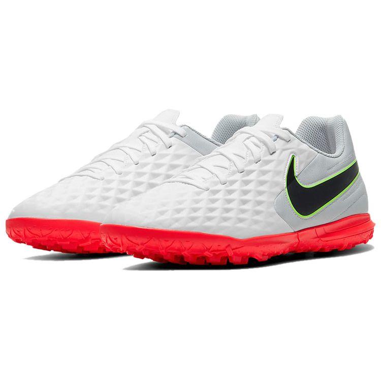 Nike Tiempo Legend 8 Club Mg Tf Fußballschuhe Herren Fußballschuhe Hellgrau Orange AT6109-106