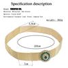 Gold Color Crystal Metal Belt for Women Waistband Wedding Jewelry Robe Waist Chain 2023