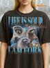 Life Is Soup I Am Fork Raccoon Shirt, Trash Panda Meme Tee, Funny Animal, 90s Vintage Retro Bootleg