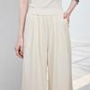 Women's High-Waisted Airy Wide-Leg Lounge Pants