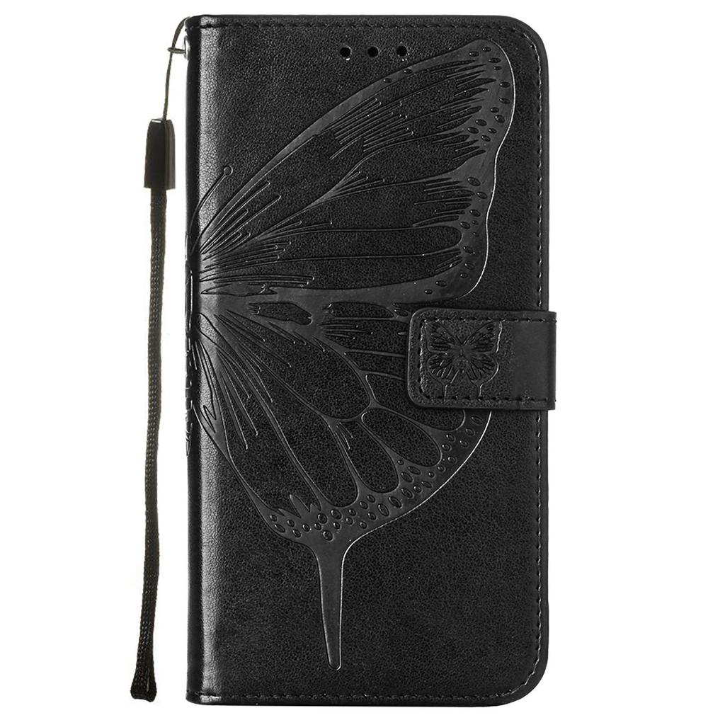 Embossed Butterfly Case for Cubot P90 Phone, Card Slot Flip Cover, Note60 Protective Case, X100