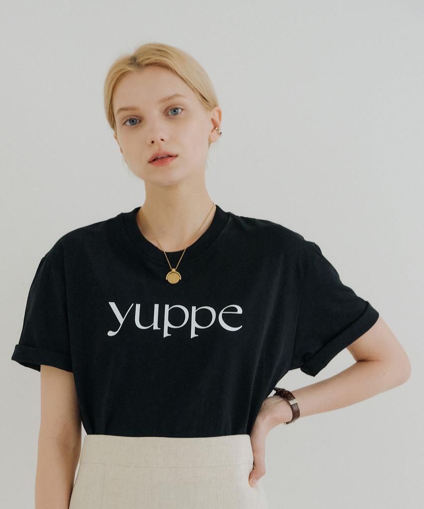 YUPPE Yuppe Print T-Shirt_Black