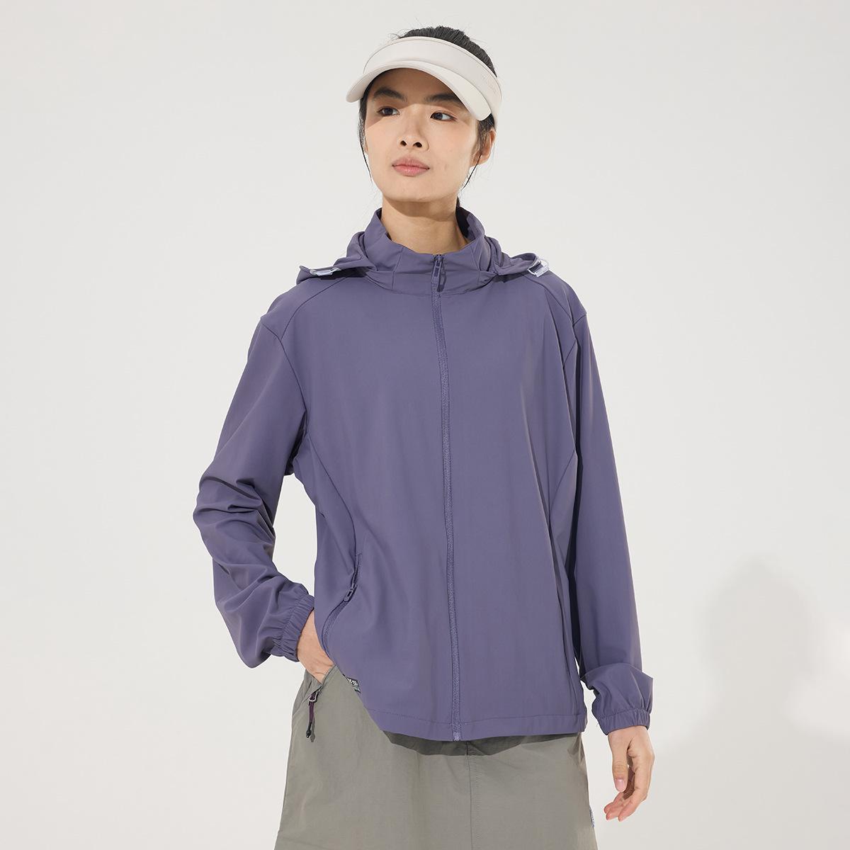 

Легкая куртка для рыбалки для пар с защитой от УФ-лучей, из ткани с ощущением льда для использования на открытом воздухе 2XL