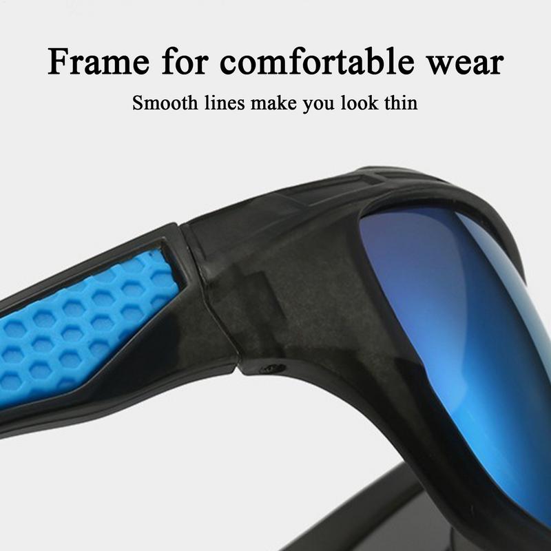 Fishing Sunglasses for Men UV Sunglasses Polarized Glasses for Men Comfortable Lightweight Frame Sport Eyeglasses for Driving