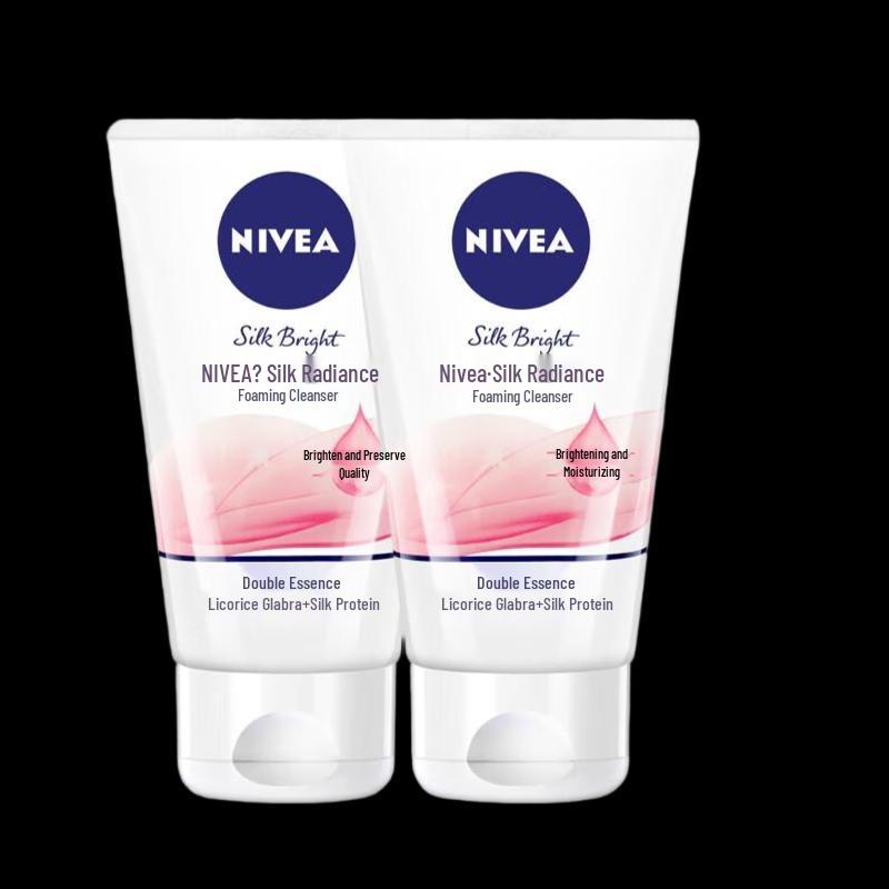 NIVEA Smooth & Brightening Foam Facial Cleanser