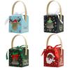 European Christmas Day Apple Box Christmas Eve Party Gift Box Packaging Portable Box Colored Sugar Box 3