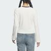 adidas Originals Lässiges Strick-Langarm-T-Shirt Damen Oberteile KS2382