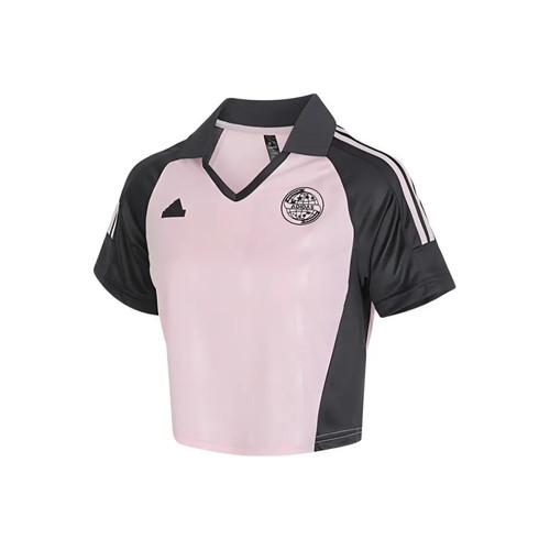 adidas W TIRO TEE6 Short-sleeved Polo Shirt for Women, Pink L розовый