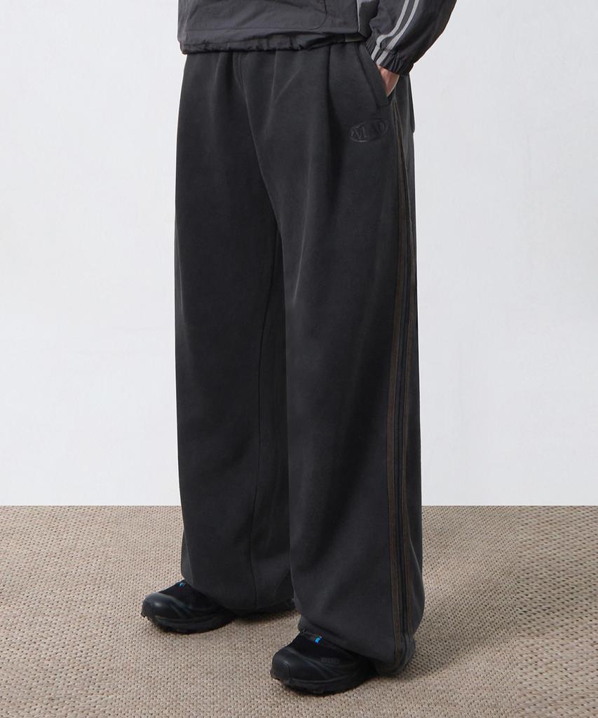 Dimiteulibeullaeg Vlad One-Pleat Track Sweatpants_Pigment Charcoal