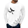 Halloween 3D Digital Printed Men's Casual Base Shirt PLUS SIZE T-Shirts (men’s)