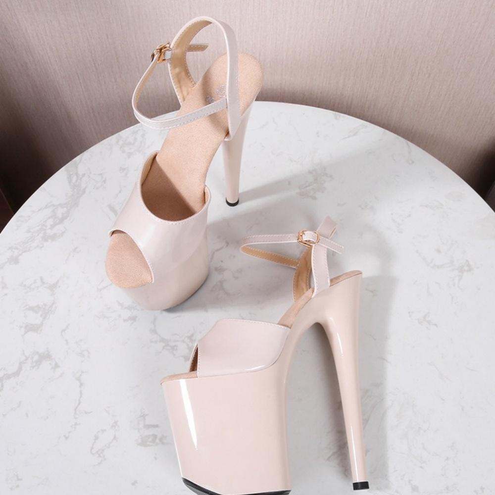 High Sexy Thin Heels Women's Sandals Super High Heels Waterproof Table Car Show Model 20cm Catwalk Nightclub LFD-8820-Q2