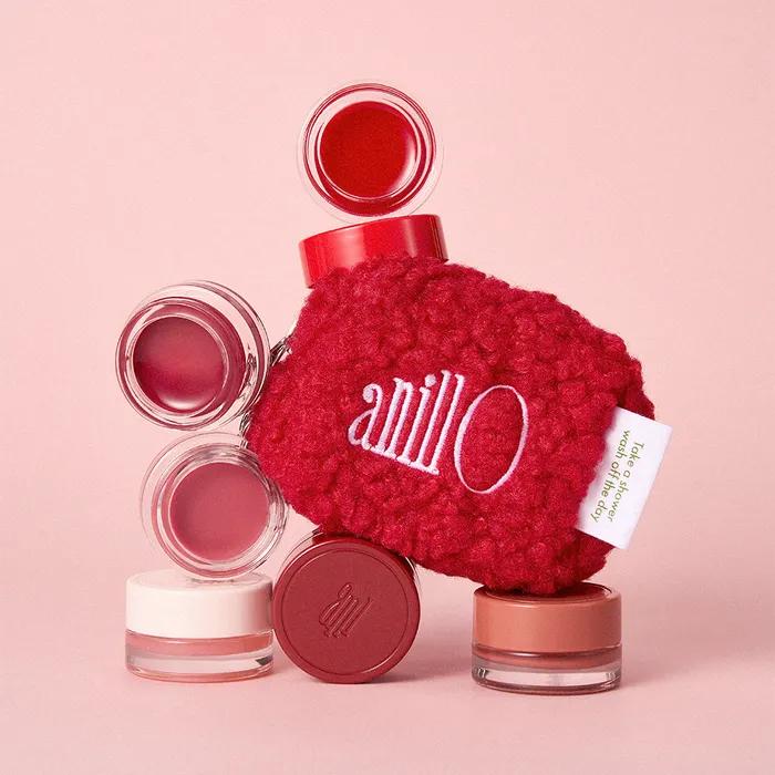 Бальзам для сияния (Выберите 1 из 6 типов) Velvet Wine Glow Balm + Lip Brush Gift