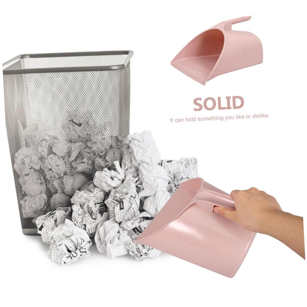 Cabilock Dustpan Tabletop Household Dustpan Plastic Handheld Trash Can Entrance Dustpan Set of 2 Upright Handheld Duster Pan Cleaning Mini Trash