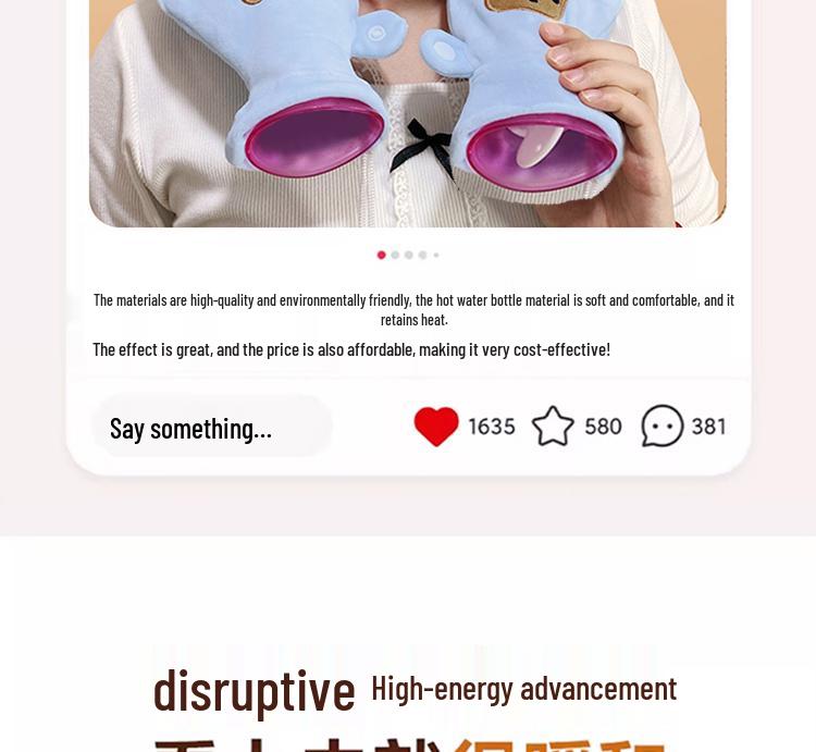 U-Shaped Neck & Shoulder Hot Water Bottle: Cervical Spine Heat Therapy & Shoulder Protector