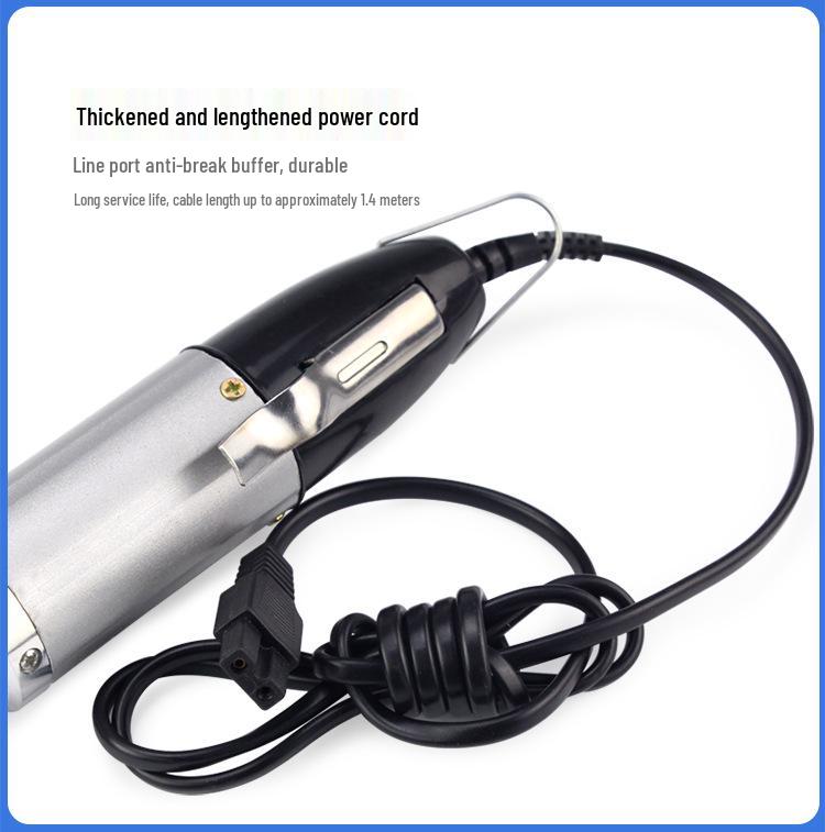 220V Electric Screwdriver for Home & Device Repair - Straight Handle for Phones & Laptops