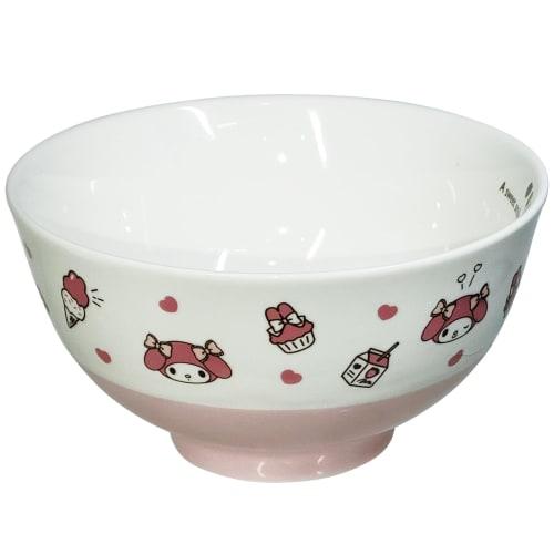 Sanrio My Melody Rice Bowl, Cute Item, Pink, Sanrio Goods, Tableware