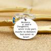 Mother Daughter Butterfly Stainless Steel Keychain Warm Family Design Fashion Pendant Practical Mother's Day Gift