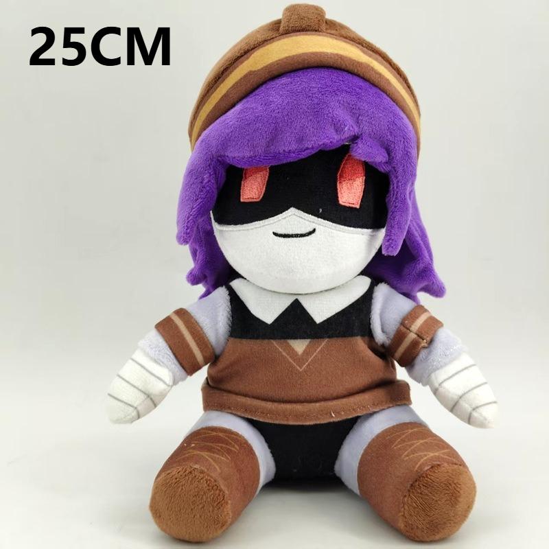 Cartoon Anime Moord Drones Serie 25cm Pluche Speelgoed Schattig Kawaii Personage Creativiteit Knuffel Speelgoed Merchandise Fans Cadeau 25CM purple