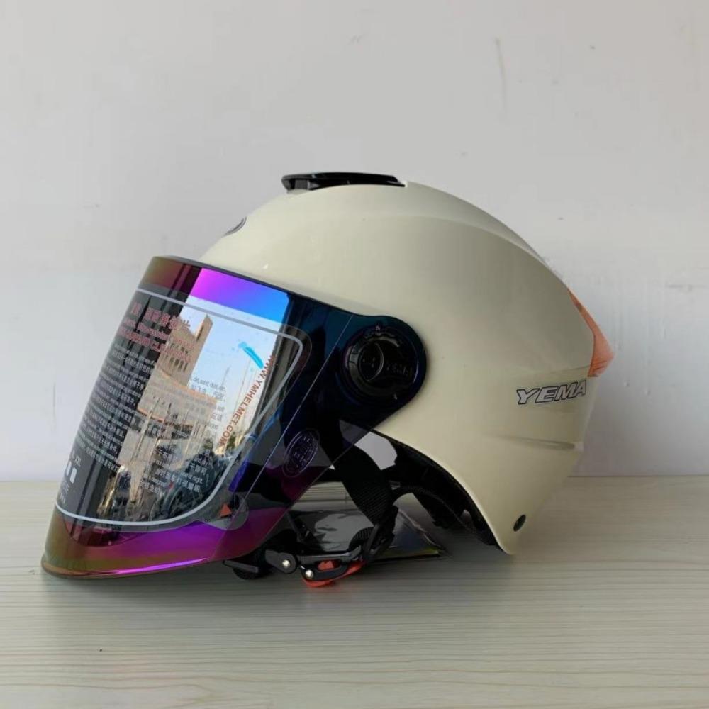 Motorcycle Electric Car Helmet Men's and Women's Sunscreen Caps, Riding Half Helmets