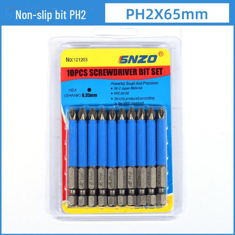 PH2 Non-Slip Crosshead Screwdriver Bit for Electric and Manual Use