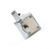 1pc Sliding Lock Zinc Alloy H Slide Chute Lock with Key for Jewellery Wine Showcase Cabinet Door Glass Push Furniture Hardware