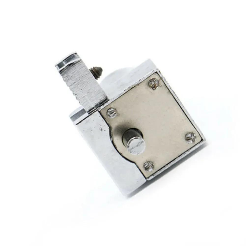 1pc Sliding Lock Zinc Alloy H Slide Chute Lock with Key for Jewellery Wine Showcase Cabinet Door Glass Push Furniture Hardware