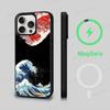 Classic Artwork Great Wave Off Kanagawa Magnetic Matte Phone Case For IPhone 16 17 15 14 13 12 11 For Magsafe Wireless