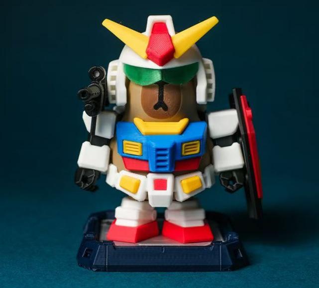Creative New Cartoon Capibala Magnetic Mecha Armor Fun Doll Hand-Made Game Around The Special Decoration Decorative Toys Genuine