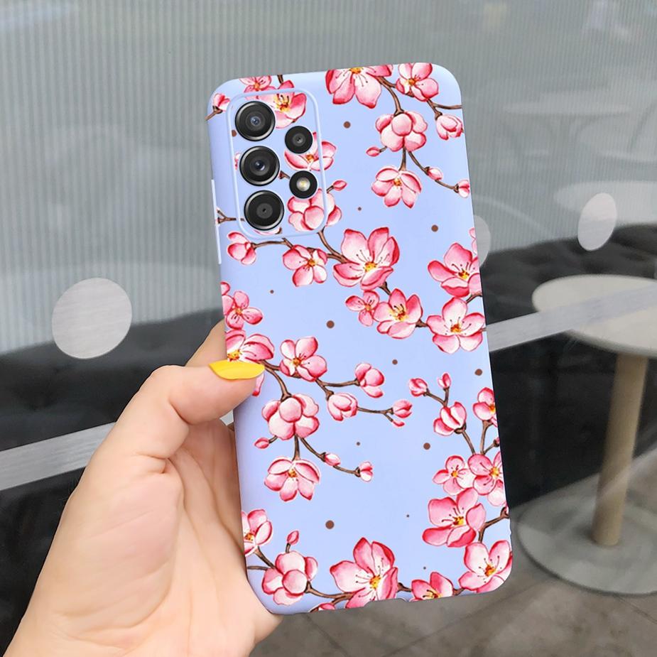 For Samsung Galaxy A23 Case SM-A235F Beautiful Girls Flowers Soft Silicone Case For Samsung A23 A 23 Back Cover GalaxyA23 Fundas