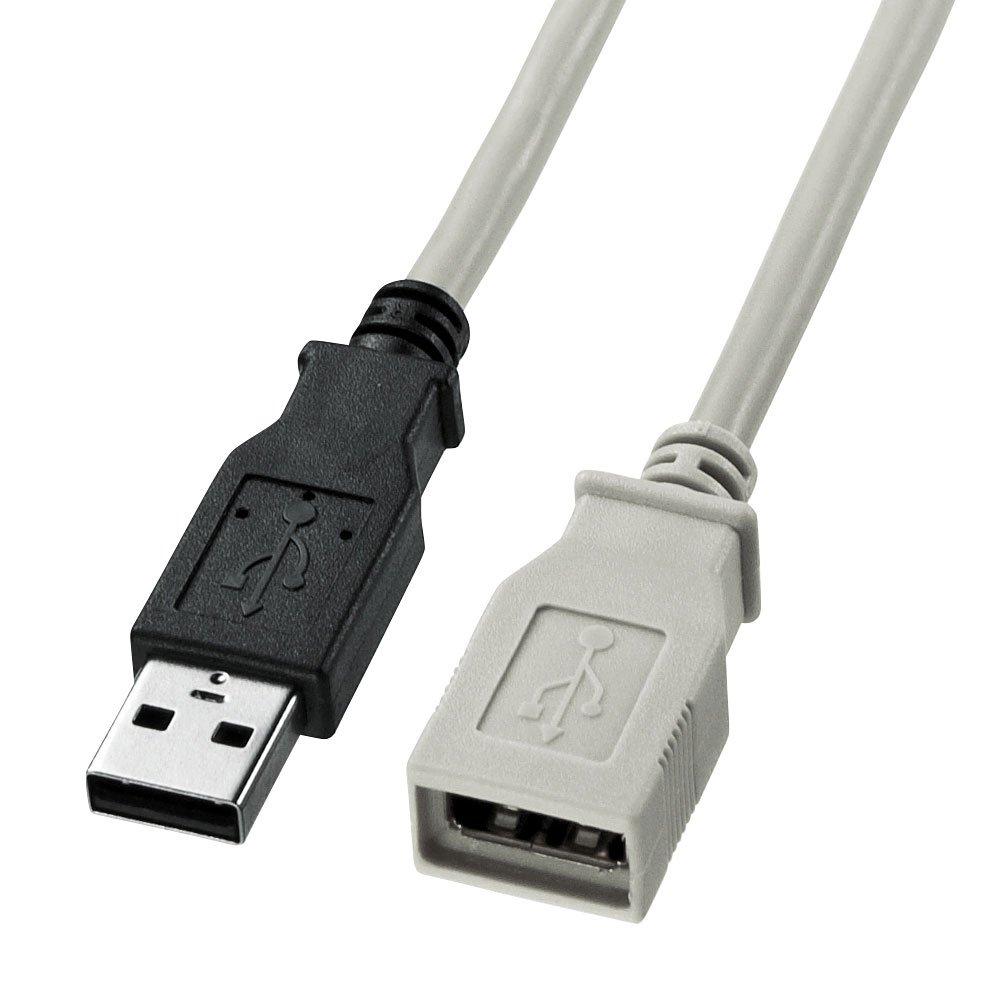

Sanwa Supply USB Extension Cable 5m Light Gray KU-EN5K