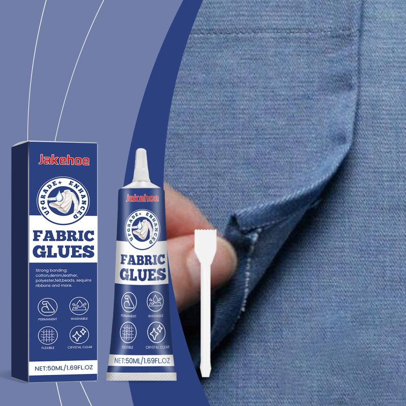 Multi Functional Fabric Adhesive for Clothes Repair Patterns Soft Flexible Glue for Tailoring DIY and Crafts
