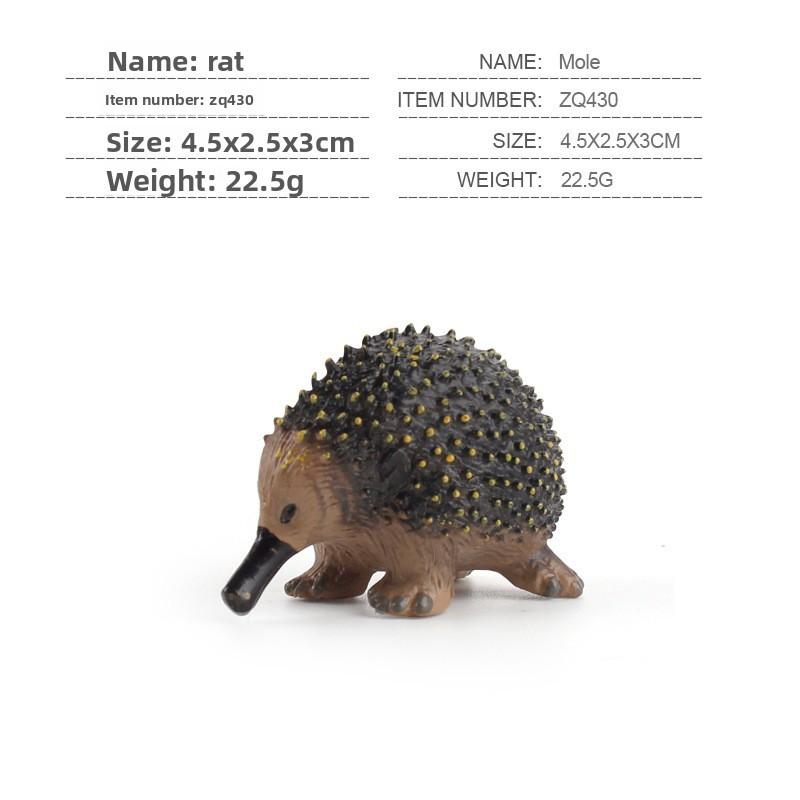 Kids Mole Totoro Educational Pvc Animal Models For Learning And Activities Play