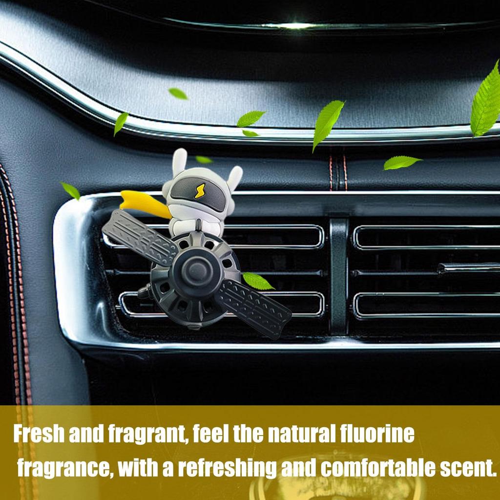 Yonuaret Cartoon Auto , Auto Aromatherapie Lüftungsklammer, Astronauten Design Auto Aromatherapie