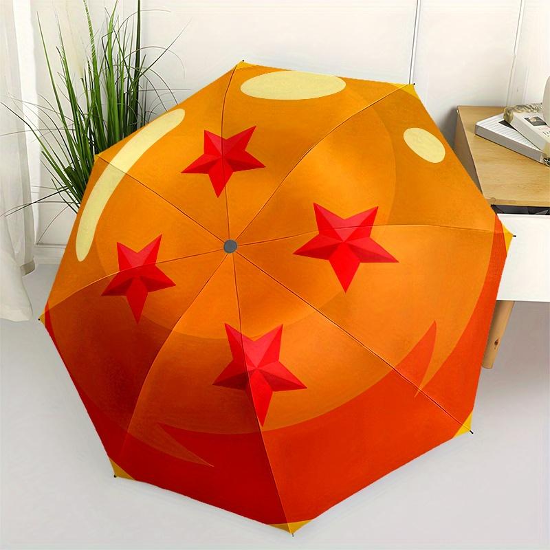 

Dragon Ball Z Stars PVC Keychain Collectible Figure Toy Gift Umbrella, Portable 3 Fold Compact Umbrella for Men & Women,S195