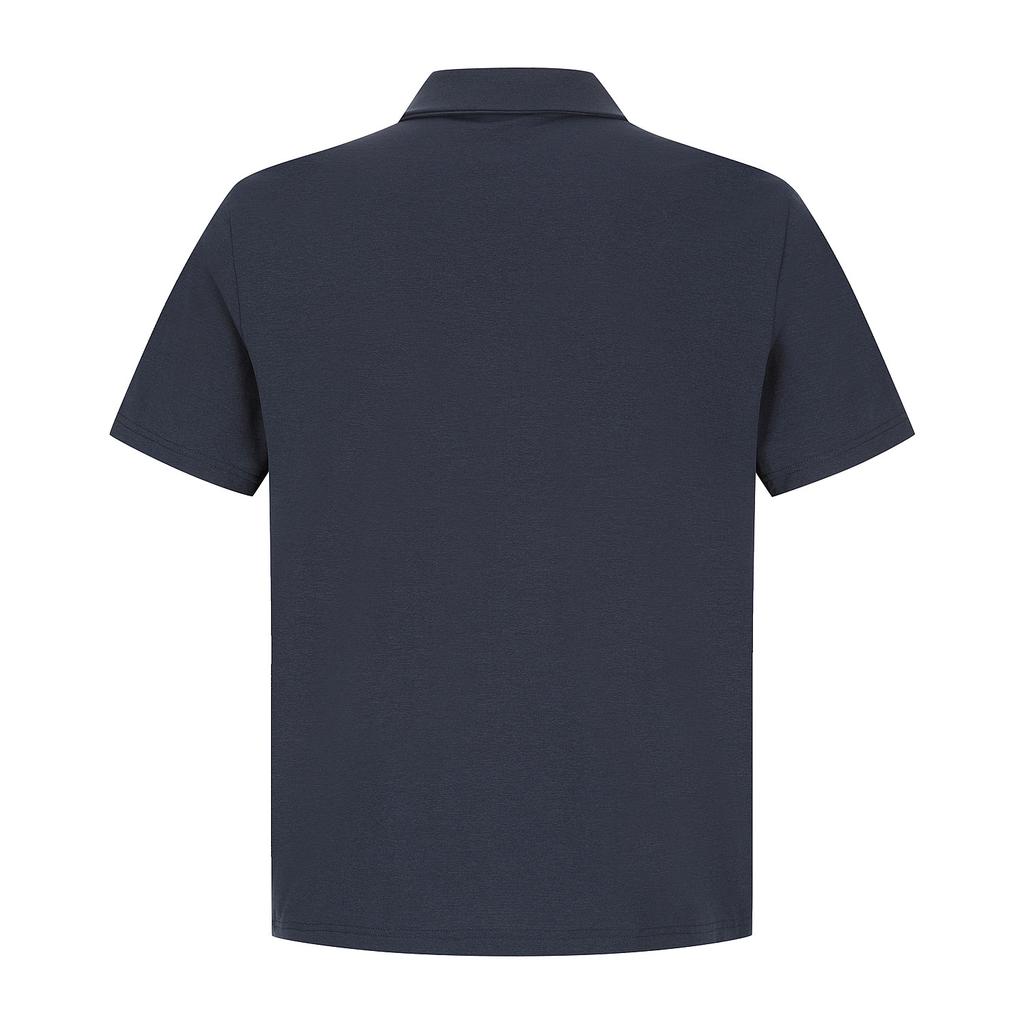 FERRAROMILANO Ice Solid Collared T-Shirt Navy (Am0Gtty21149)