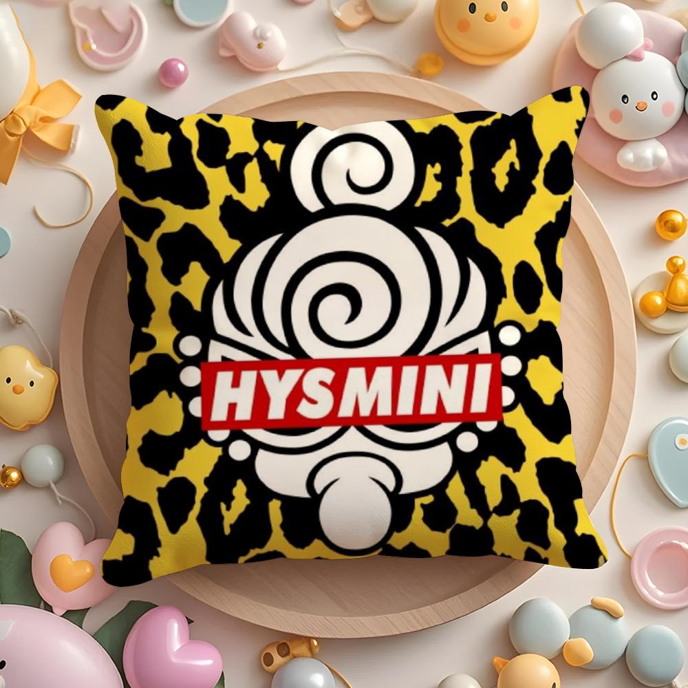 Japan Fashion HHysteric MMini Cushion Cover Plush Fabric Soft DoubleSided Printed Sofa Warm Winter Home Gift Pillow Cover