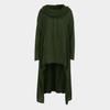 Women Plus Size Long Sleeve Hood Tops Sweatshirt Sweater Irregular Blouse