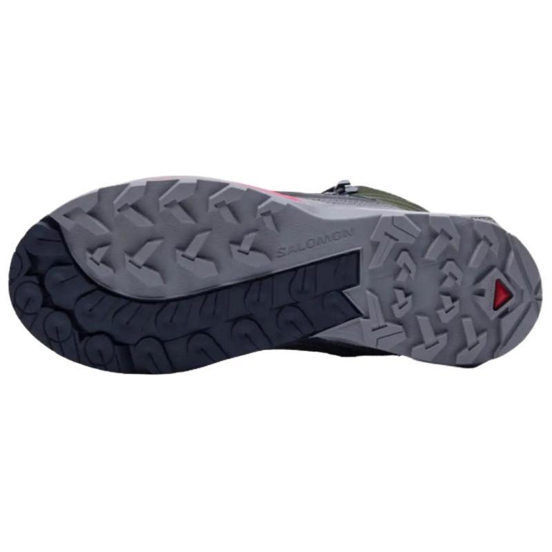 SALOMON X Ultra ALPINE Mountaineering & Hiking Shoes Women's Mid top Dark Olive Green Sneakers 478551