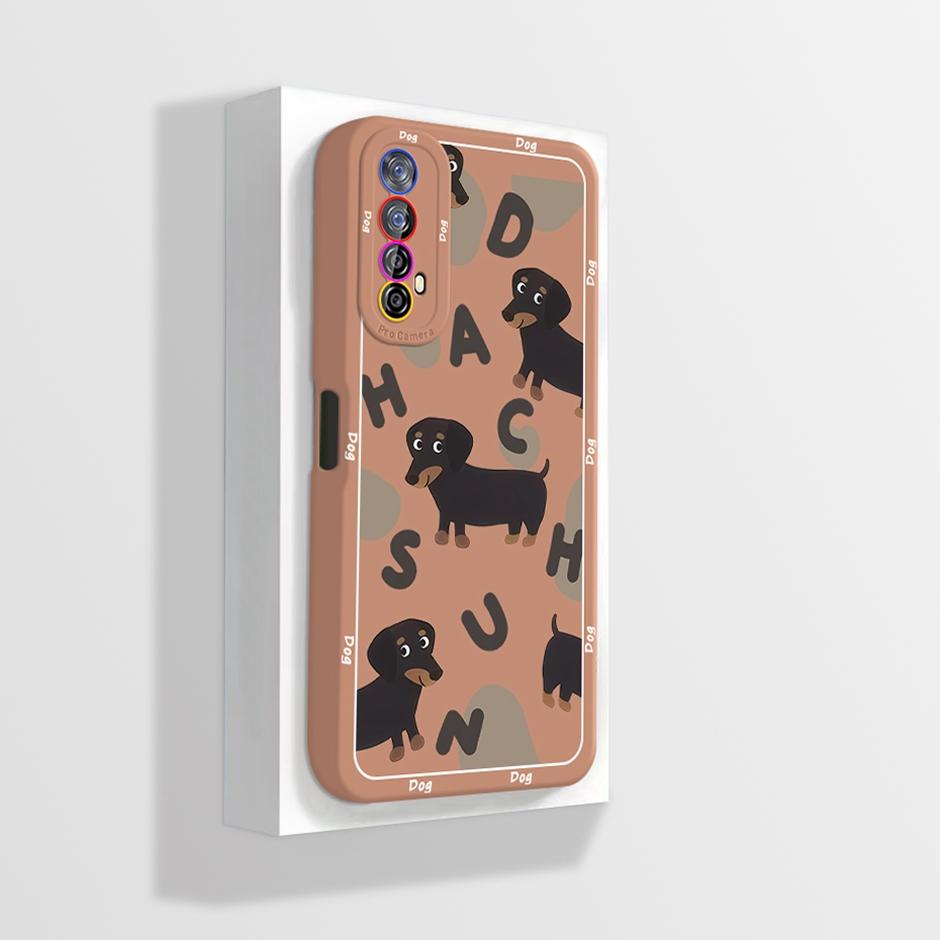 For Realme 7 Case Soft Silicone Cute Cartoon Phone Cover Shell for OPPO Realme Narzo 20 Pro 30 Narzo30 4G Cases New Design Funda