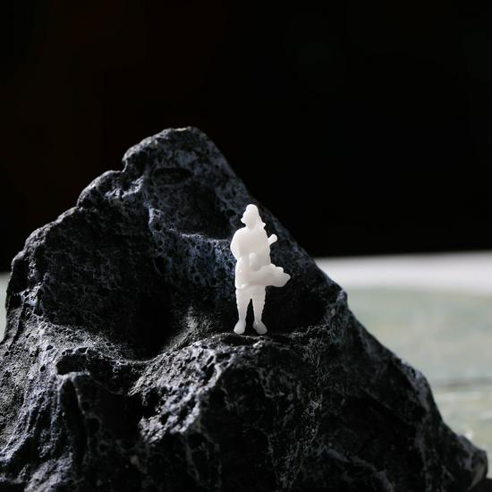 Jianghu Old Friends Knight Resin Bonsai Landscape Miniature Figures