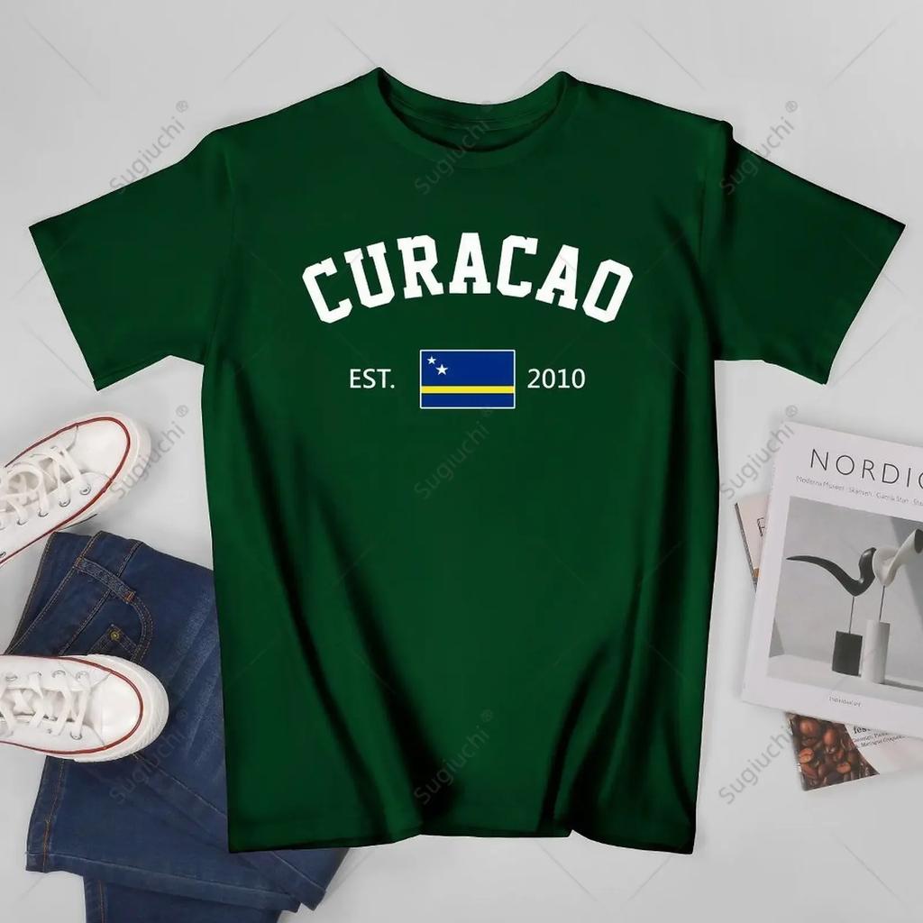 Unisex Unisex Curacao Est2010 Independence Day Tshirt Tees T Shirts WoUnisex Boys 100 Cotton TShirt