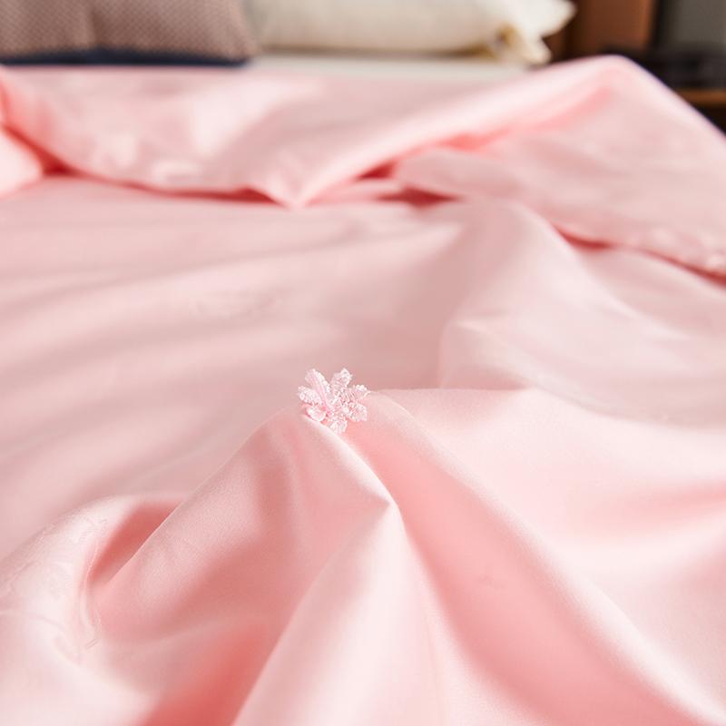 Couette en soie de mûrier haut de gamme pour l'été Tissu Lyocell 100 % soie Couverture de remplissage pour lit double Couettes douces et soyeuses 200x230