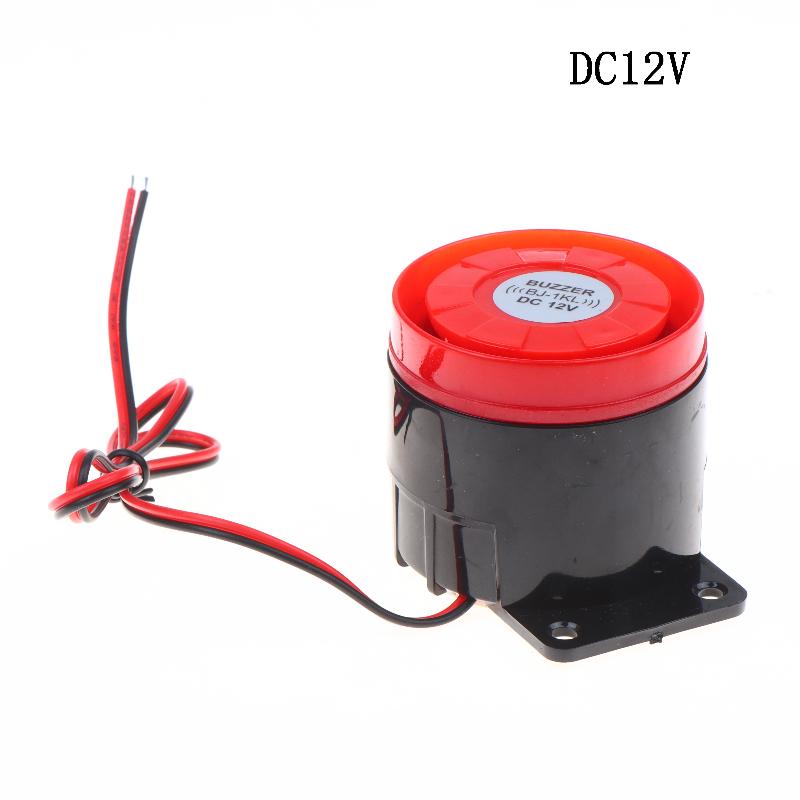 1Pcs High Decibel Sound And Light Alarm 12V 24V 220V Buzzer Anti-Theft Audio Electronic Horn Waterproof Dustproof DC12V