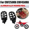 Motorcykel Fotpinne Passar Honda CRF250RX CRF450RX CRF450 Tillbehör Fotpinnar Pedalstöd Fotstöd Fotpinnar Halkfria Pedaler (Blå)