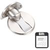 ZIShan Punch-free Invisible Strong Magnetic Ground Touch Anti-collision Zinc Alloy Punch-free Door Buckle Windproof Doorway Stopper for Home