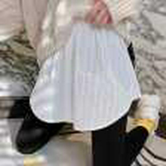 

Зимний многослойный свитшот с ложным подолом и юбкой, закрывающей бедра XL