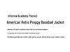 Teenie Weenie Men's Color-Block Padded Baseball Jacket