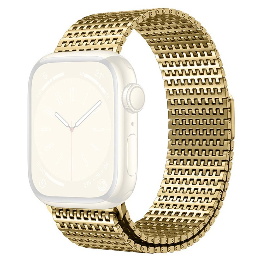 Magnetic Loop Band for Apple Watch Series 11 10 42mm / 9 8 7 41mm / SE3 SE2 SE 6 5 4 40mm / 3 2 1 38mm Stainless Steel Watch Strap Needle-Link Design