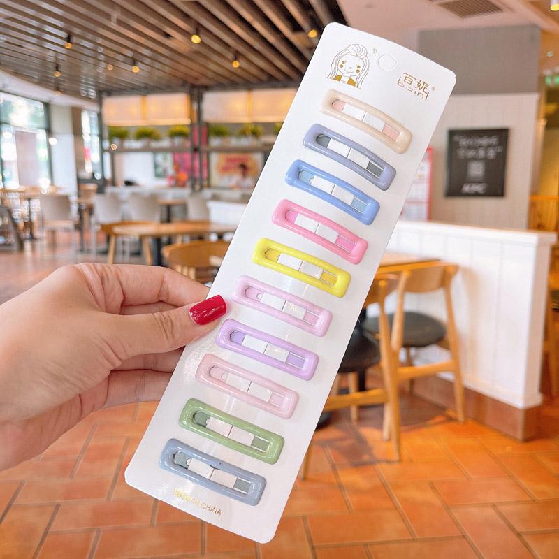 

10 шт./лот заколка для волос в форме сердца со звездой для девочек мини-заколки BB заколки детские головные уборы детские аксессуары для волос подарок Style 4